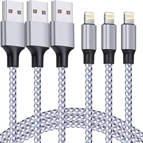 Amazon.co.jp Lightning Cable, MFi Certified, 3piece Set, 6.9 ft (1.8