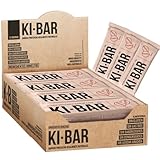Ki-Bar Barritas de Proteínas sabor CAFE. Barras Proteicas Energéticas Ingredientes 100% Naturales. Raw Bars Keto Sin Azúcares Añadidos ni Edulcorantes, Sin 'Porquerías', Sin Gluten. 15uds x 40g