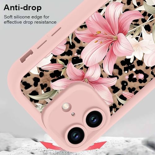 Coque iPhone 17 fine protection silicone TPU motif léopard fleur de lys