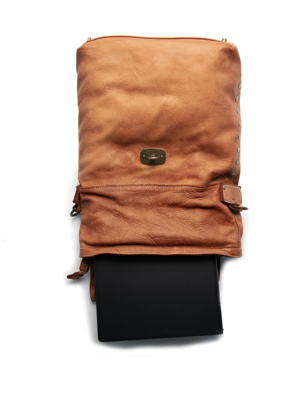 BARONE Zaino donna pelle, ottimo zaino da viaggio in vera pelle, resistente e capiente, zaino per PC in vera pelle MADE IN ITALY zaino vera pelle FORTE