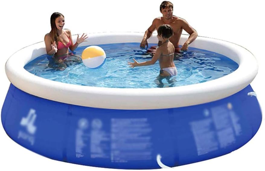 Family Interaction Pool Party Full-Sized Inflatable Swimming Pool 1-6 People Use Easy to Fold and Store Outdoor Indoor Garden Family Playing Water