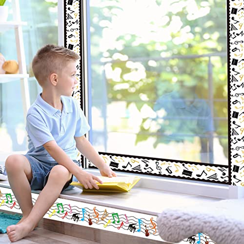 Image of 69ft Musical Notes Bulletin Board Borders - Music Room & Classroom Trim Border Paper Decor