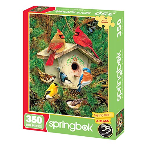 Springbok 33-50043 S 350 Piece Jigsaw Puzzle Feathered Retreat thumb #1