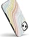 Casely iPhone 15 Case | Ride The Wave | Pastel Rainbow Lined | Bold Case | Compatible with MagSafe