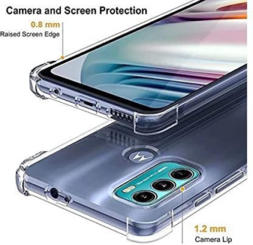Image of for |[ Motorola Moto G60 / G40 Fusion Plus ] Back Cover Bumper Protective Case for [ Motorola Moto G60 / G40 Fusion Plus ] Silicone Flexible TPU Back Cover Case - Transparent