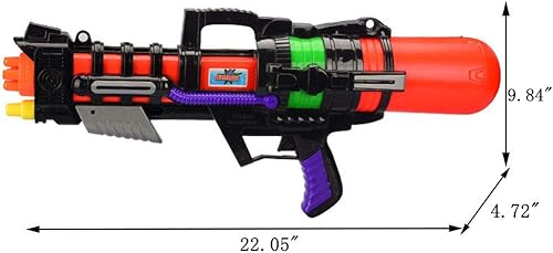 Miniatura 6 de Pistola de agua para niños y adultos, pistola de agua de 1000 cc de gran capacidad, pistola de chorro para piscina, fiesta, juego de verano, playa,