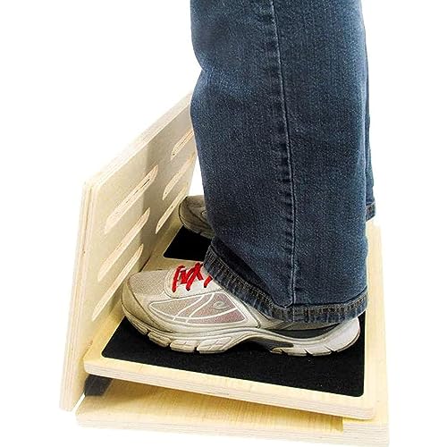 Tabla inclinada de madera para estiramiento de pantorrillas miniatura 3