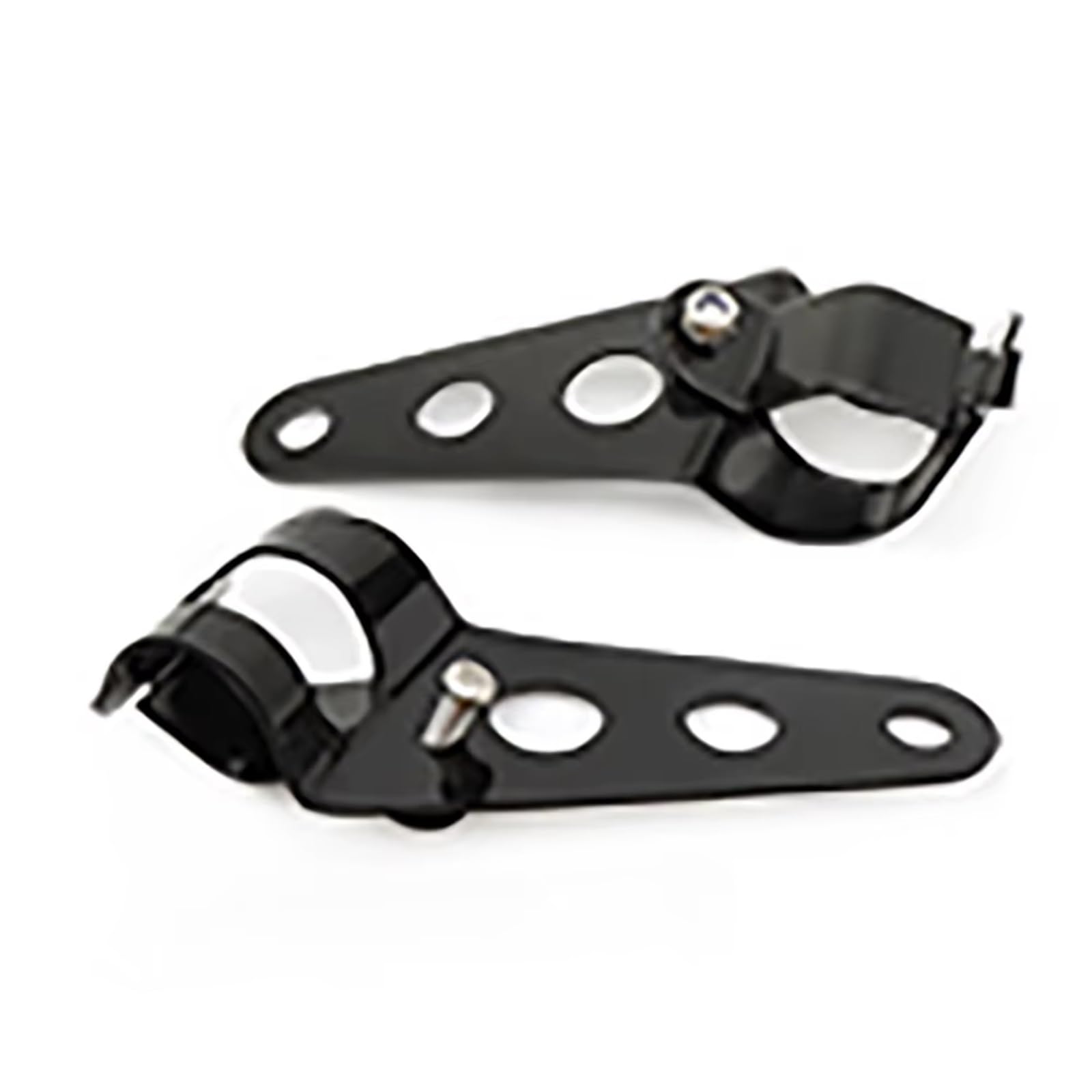Kangboz One Color Motorbike Lights Brackets Compatible With For Kz1000 For 1100 For Kz550 For Kz650 26Mm-37Mm Fork Tube Motorcycle Headlight Mount Bracket Parts(28Mm-37Mm)