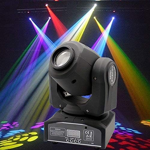 Black Dual LED Moving Head Spotlights with Remote Control