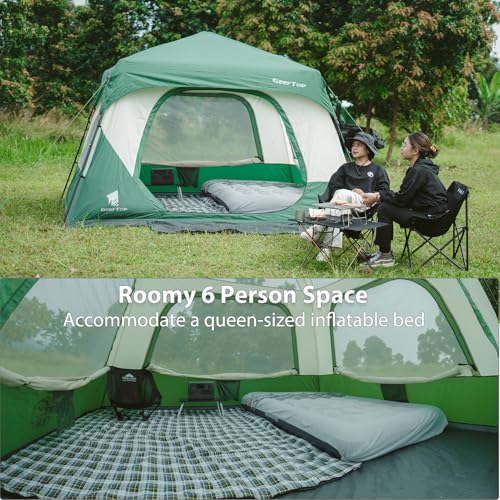 Carpa instantánea para 6 personas GEERTOP miniatura 4