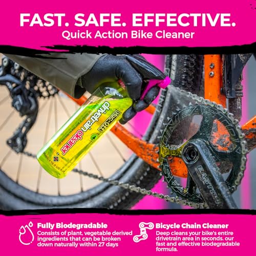 Image of Muc-Off Bio Drivetrain Cleaner | Effective Biodegradable Bicycle Chain Cleaner and Degreaser Spray | Suitable for All Types of Bike