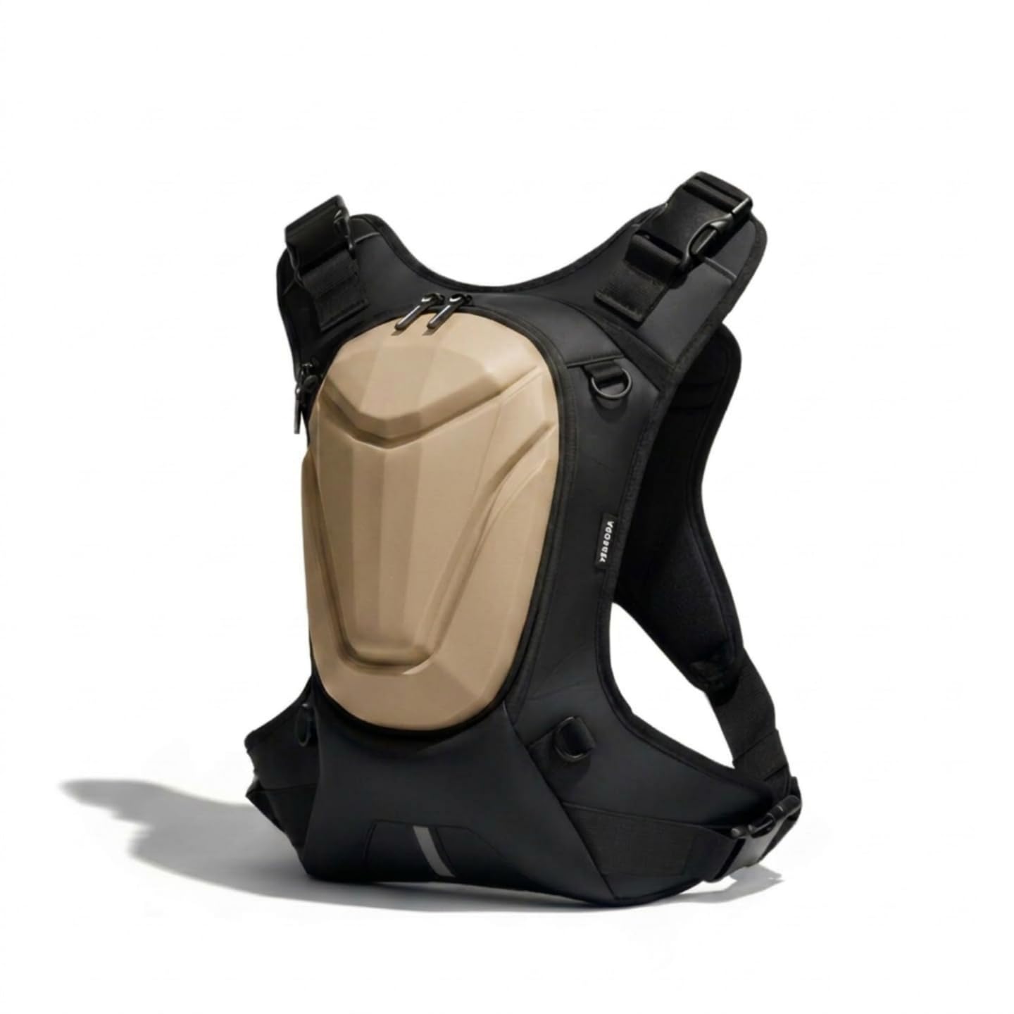 VANTORA Flux 10L Hydration Backpack + 2L Hydration Bladder, Hard Shell Riding Backpack for Motorcycle, Cycling, Hiking & Trekking, Lightweight Water-Resistant Daypack for Men & Women - Beige-image-32