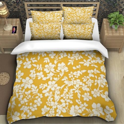 Housse de couette hamster 220x240cm drap de lit hypoallergique microfibre effet 3D - 5