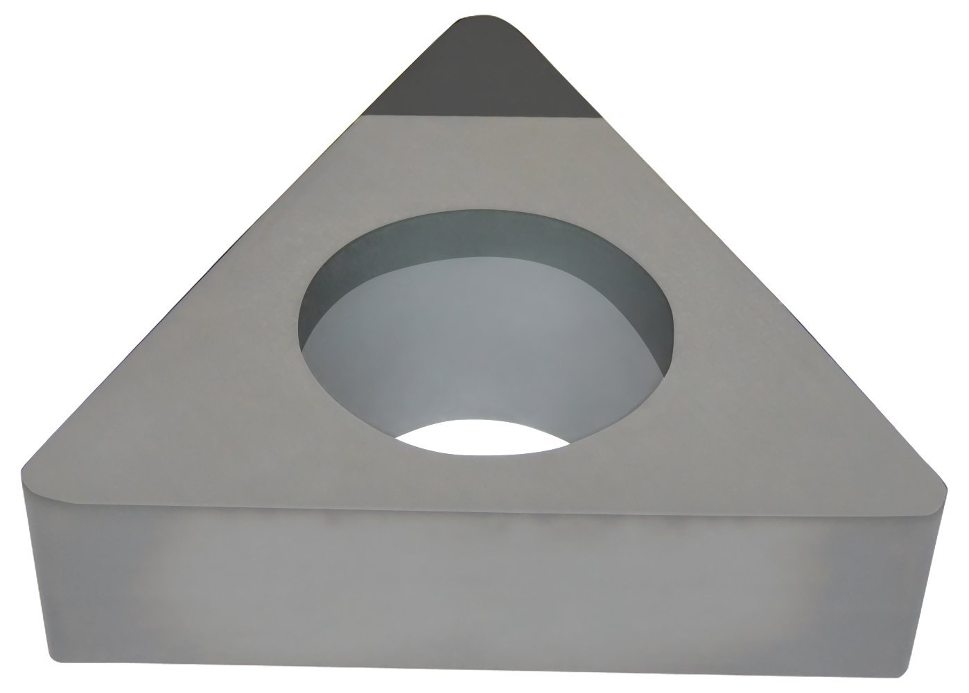 Ultra-Dex TCGW 21.52-1 UD2CBN Triangle CBN Insert, 0.250" Inscribe Circle Size, 3/32" Thickness, 0.031" Corner Radius