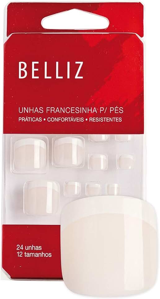 Belliz Unhas Francesinha P/ Pés