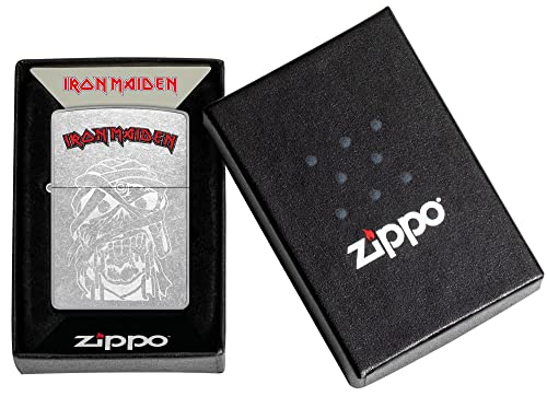 Encendedor Zippo Iron Maiden Street Chrome Eddie Lustre miniatura 5
