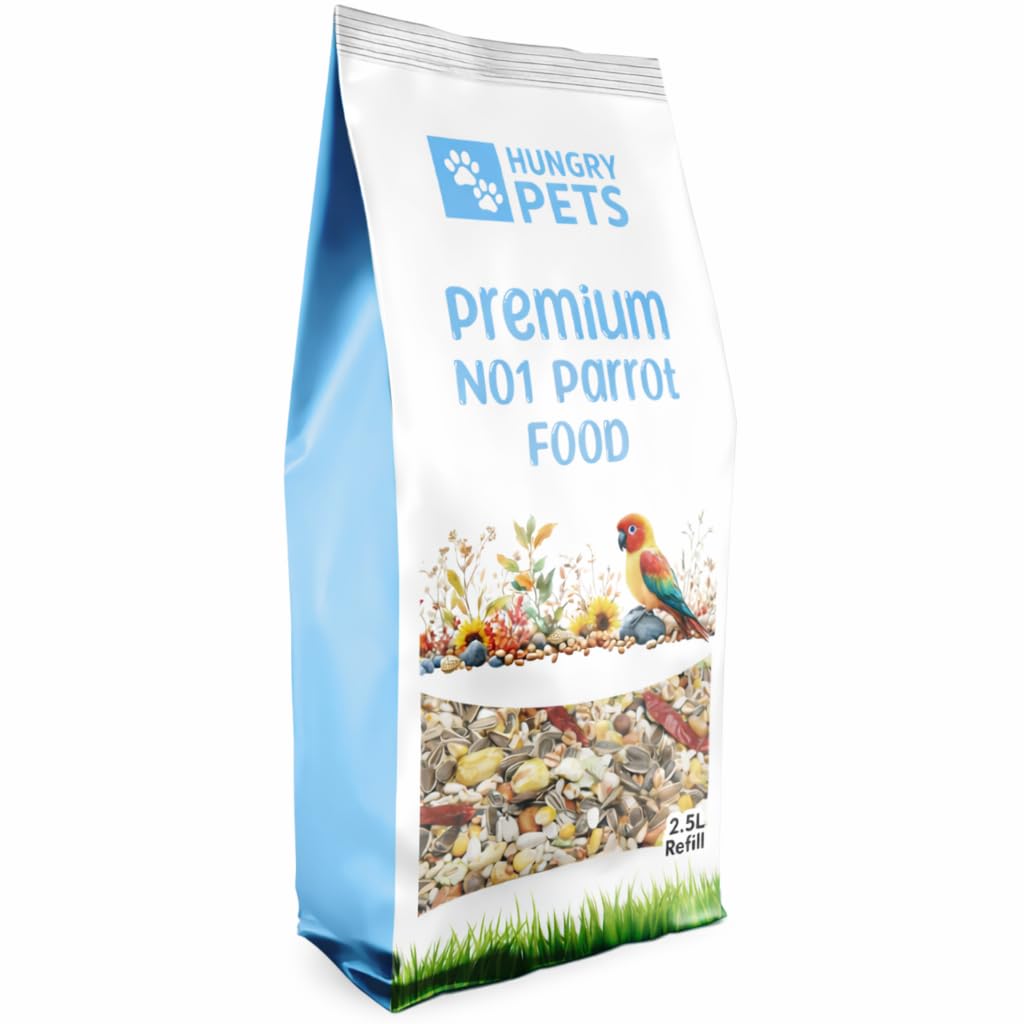 Premium NO1 Parrot Food Seed Mix, 2.5L Refill Bag — image 1