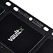 Vault X 9 Pocket Sideloading Pages for 3 Ring Binder, Double-Sided A4 Sideloaders, Storage for Collectible Card Games, Sports, TCG (Black, 50 Pack)