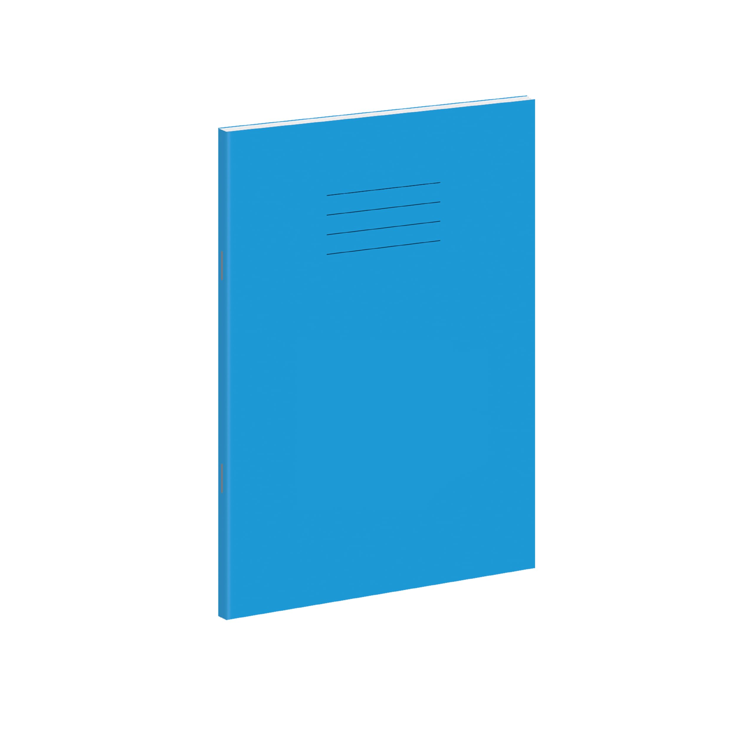 Hamelin A5 Exercise Books, 48 Pages, Light Blue, Pack of 10 for School 8 mm Ruled and Margin (9 x 7") - Image 2