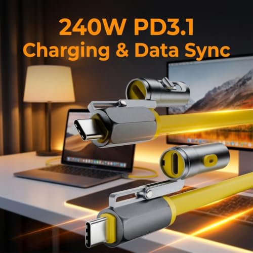 Image of Verilux Multi PD 240W Type C Cable Fast Charging with 480Mbps Data Synch