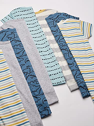 Image of Gerber unisex baby 8-pack Short Sleeve Onesies Bodysuits and Toddler T Shirt Set