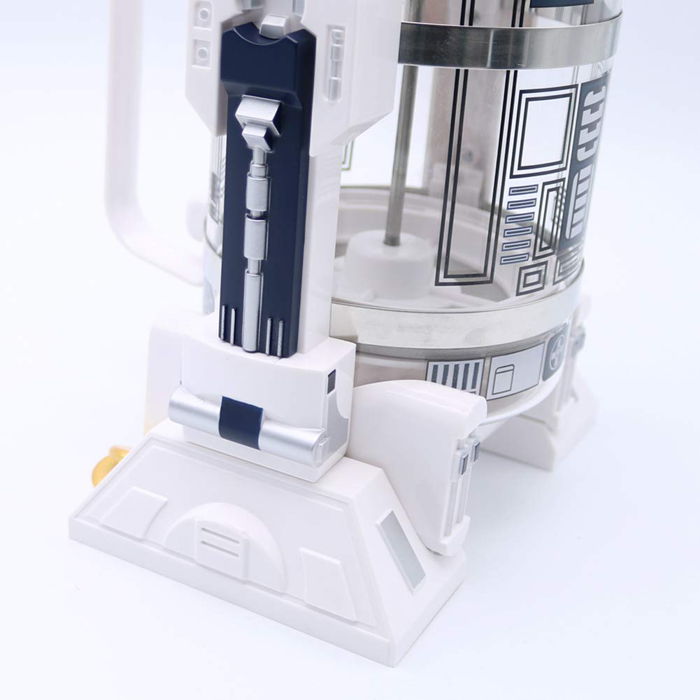 Cafetière à piston française portable en forme de robot, machine à café expresso de voyage à la main – 960 ml