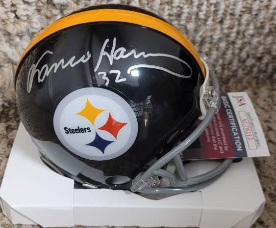 Autographed Franco Harris Pittsburgh Steelers Mini Helmet JSA