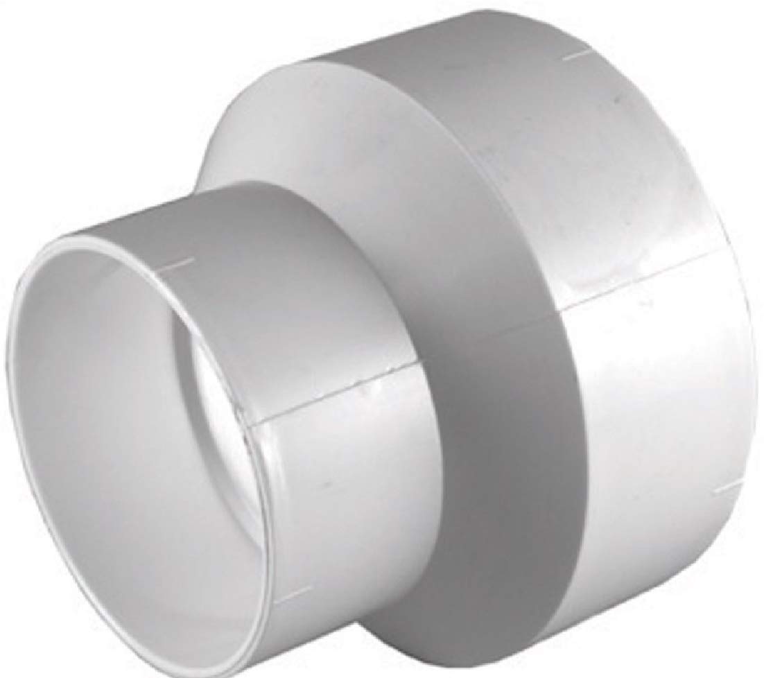 Charlotte Pipe Schedule 30 3 in. Hub x 1-1/2 in. Dia. Hub PVC Reducing Coupling