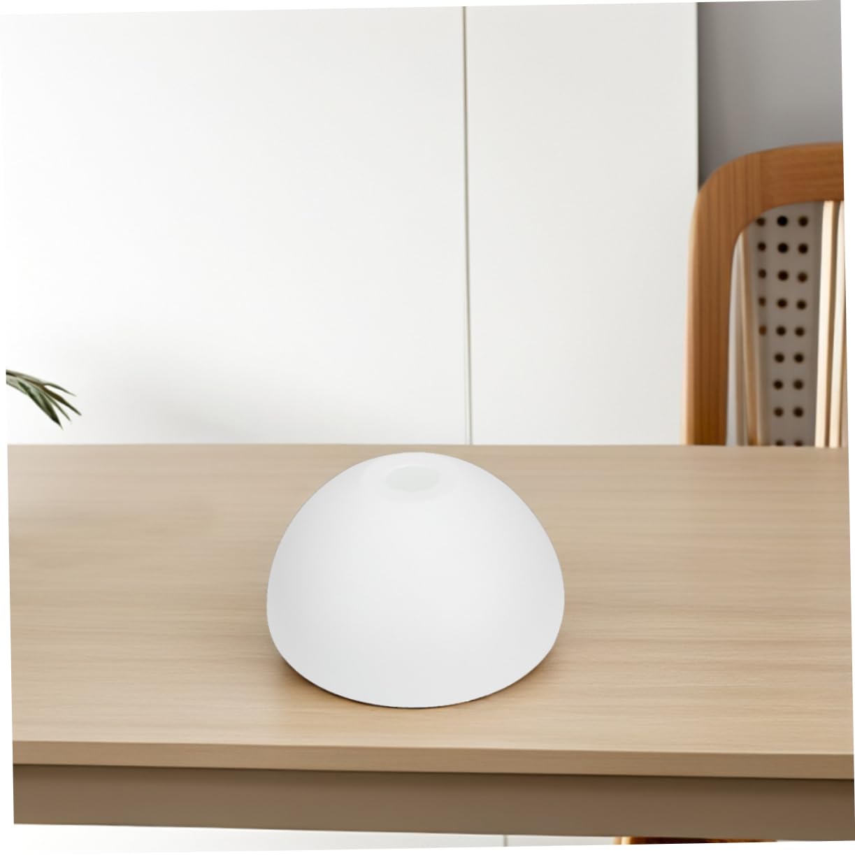 SHINEOFI Pantalla de Lámpara Hongo de Plástico Blanco 2 Piezas | Uso Versátil, Gran Transmisión de Luz, Limpieza Sencilla, Instalación DIY para Hogar y Decoración