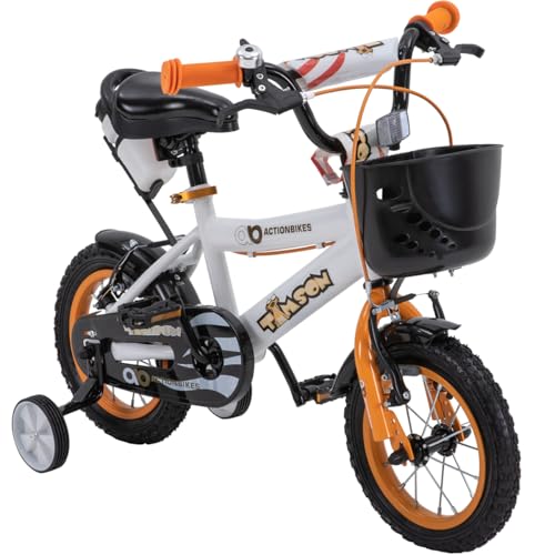 Actionbikes Kinderfahrrad Timson - 12 Zoll - V-Break Bremse - Stützräder...