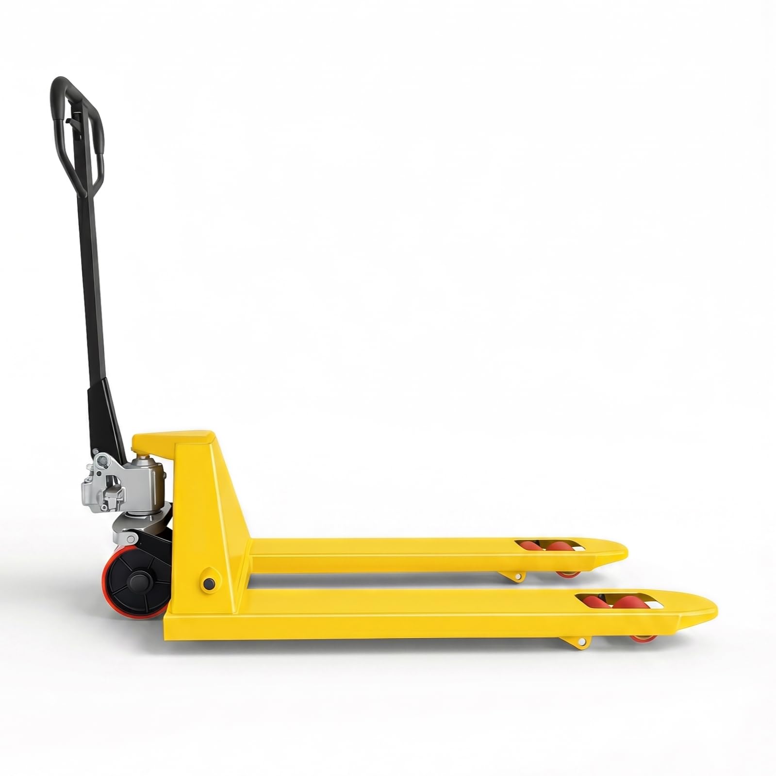 Transpalette Manuel 2500 kg, Fourches 800 × 550 mm | Idéal pour Espaces Restreints, Roues PU Tandem, Levage 85-200 mm, Déplacement Fluide