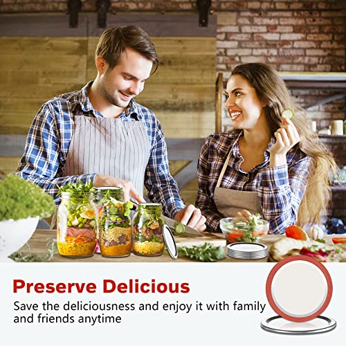 Aliggbent A0017 Wide Mouth Canning Lids 150 Pcs Split-Type Lids thumb #6