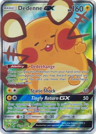 Dedenne GX 195a/214 Alternate Art Promo Pokemon Alternate Holo and Alternate Art Promos