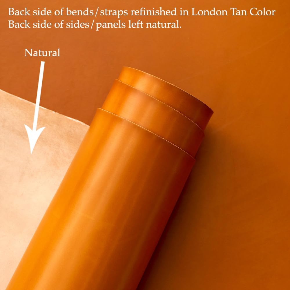 Buckleguy.com Sedgwick English Bridle Leather, Bend, 9-10oz, London Tan