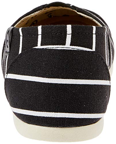 Alpargata Nilo Unissex Perky Shoes Bege Preto Listrado 41