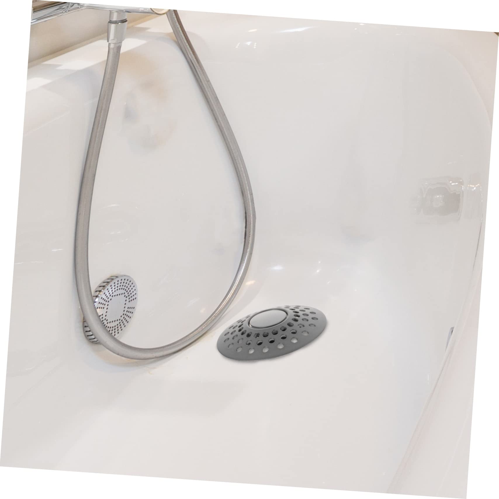 Tapón de Drenaje para Bañera Negro de Cobre, 1,3-1,6 Pulgadas