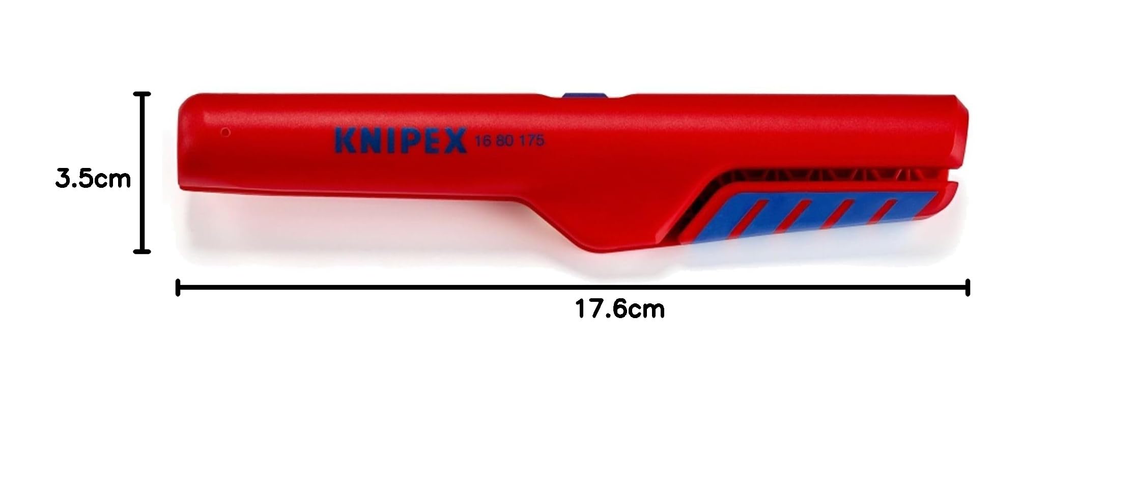 KNIPEX Pelacables de profundidad en blister 175 mm, 16 80 175 SB