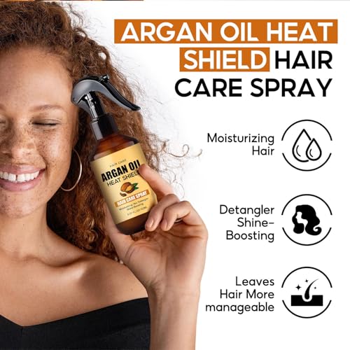 Spray protector térmico con aceite de argán para cabello miniatura 3