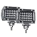 LED Pods MICTUNING Unlimited-GO K1 2Pcs 4 Inch Quad Row Off Road Combo LED Light Bar 1920lm Driving Fog Lamps for Jeep SUV ATV UTV Truck Boat