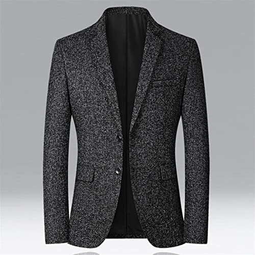 KAKAYO Blazer masculino casual blazer terno casaco masculino colarinho virado bolsos lapela botões t