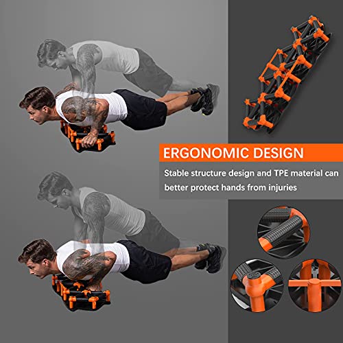 nymph code Portable Home Gym with 18 Exercise Accessories Including Fitness Board,Resistance Bands,Ab Roller Wheel and… - Image 4