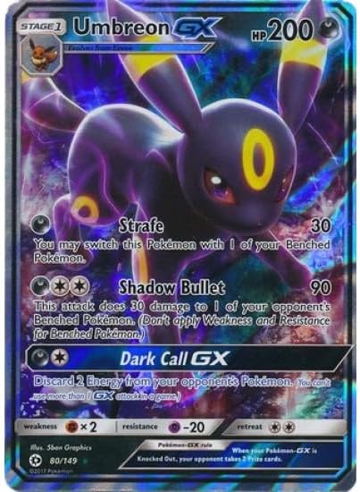 Umbreon GX - 80/149 - Ultra Rare