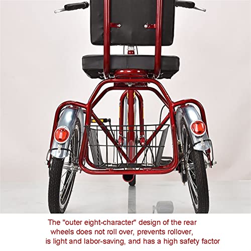 LUYIYI 19995 Ältere Freizeitmobilität Fahrräder for Erwachsene Pedal Außenachtförmigen kleinen Fitness-Fahrrad – Bild 6