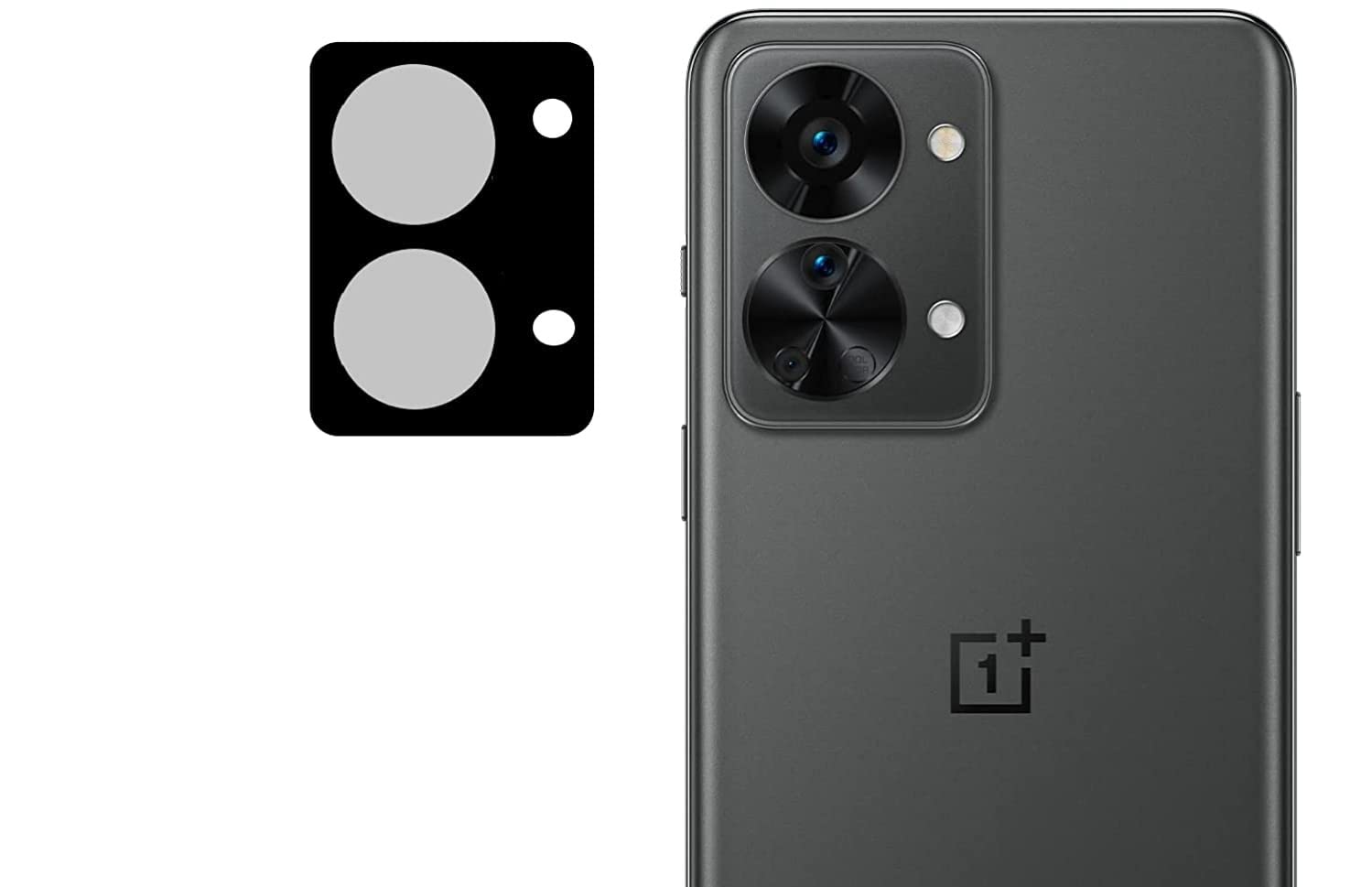 PROZZILE OnePlus Nord 2T 5G Camera Lens Protector Tempered Glass Smooth