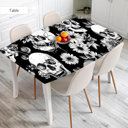 Image of Nuxovilar Skull Gothic Wallpaper Peel and Stick 12x18In PVC