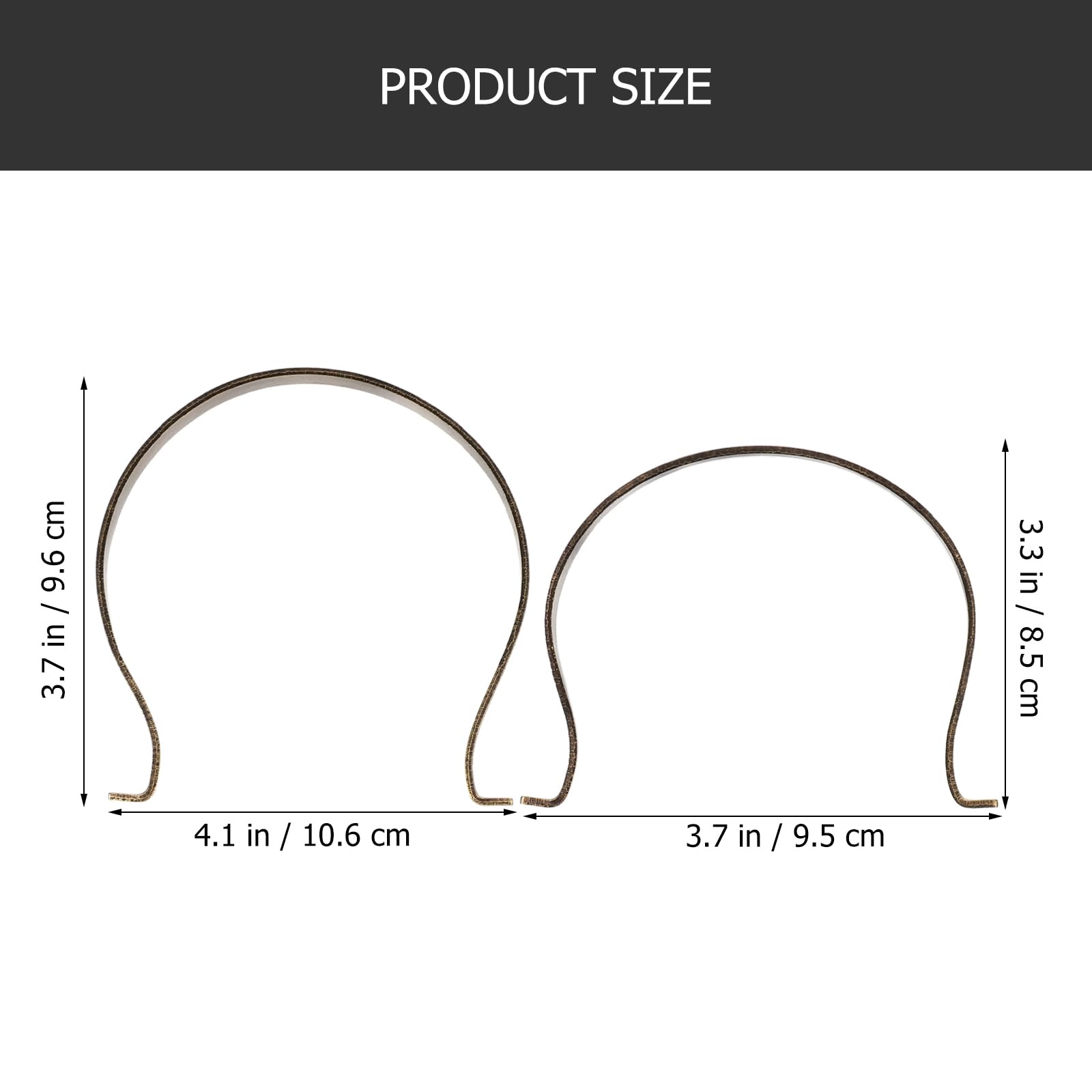 PRETYZOOM 2 Piezas Mango De Tetera Reemplazable De Acero Inoxidable Dorado Asa Japonesa ErgonóMica Para Hervidor Accesorios Para Uso DoméStico