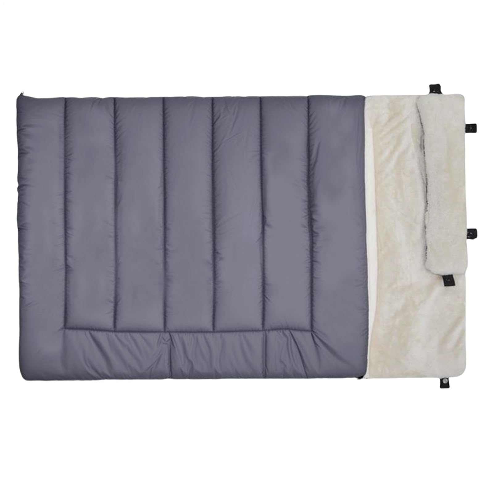 Dog Sleeping Bag - Waterproof Warm Retreat For Pets | Camping Pet Bed With Fleece Lining Pillow | Perfect For Large Medium Small Breeds - Foldable Portable Packable Design - Indoor Outdoor Travel