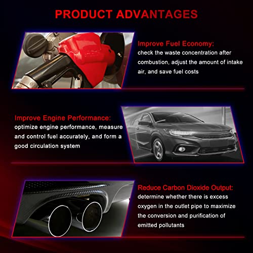 Pack de 4 sensores de oxígeno compatible para autos miniatura 3