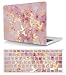 Produktbild Laptop Hülle für MacBook 12 Zoll Modell A1534 mit Retina Display 2017 2016 2015 Freisetzung, Plastik Schützend Hartschale Case Cover & Tastaturschutz, rosa-Gold