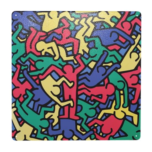 キース・へリング　ポスター『スイス建国700周年記念』画面サイン ◇235◇キースヘリング インテリア アートポスター A4サイズ